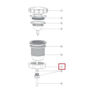 Гайка затискна Aquaviva для UL/Led-P50