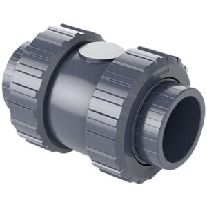 Зворотний клапан ПВХ Hidroten 1016008 пружинний, з ущільненням EPDM, d90 мм