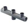 hidroten-409-colector-3-vias-de-50-gris.jpg Колектор ПВХ Т Hidroten 1001269, d32 мм