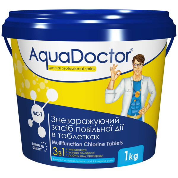 hlor-dlja-bassejna-3-v-1-aquadoctor-mc-t-1-kg_1.jpg AquaDoctor MC-T 1 кг (таблетки по 20 г)