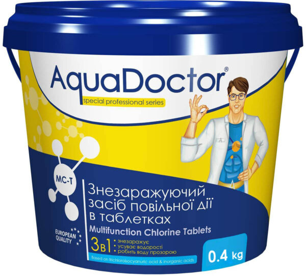 hlor-dlja-bassejna-3-v-1-aquadoctor-mc-t-1-kg_1_.jpg AquaDoctor MC-T 0.4 кг (таблетки по 200 г)