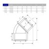 img_ru_60.jpg Коліно клейове 45° ПВХ Hidroten 1001743, редукційне, d40x40x32 мм