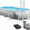 intex_26796_oval.jpg Каркасний басейн Intex 26796 OVAL (503х274х122 см) з картриджним фільтром, драбиною та тентом