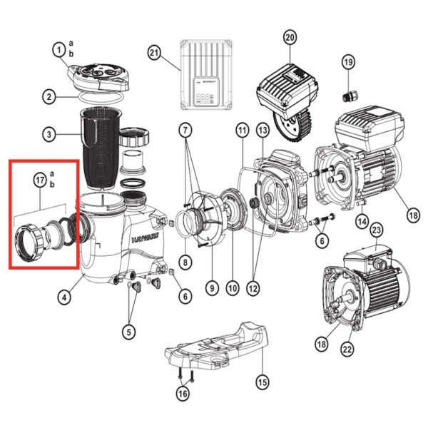 Комплект муфт Hayward (SP2700UNKIT50)