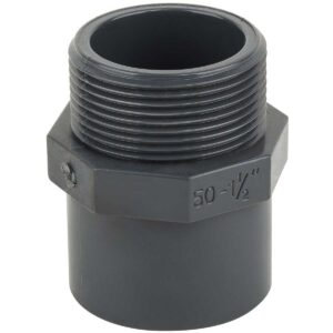 Муфта ПВХ Kripsol MR30 63.C редукційна, із зовнішньою різьбою d50-63х2"