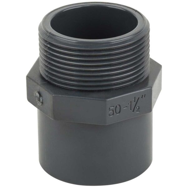 Муфта ПВХ Kripsol MR30 63.C редукційна, із зовнішньою різьбою d50-63х2"