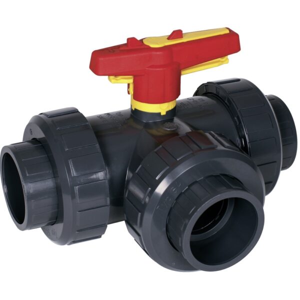 praher_3kh_s4_pvc-crop_7.jpg Кран кульовий трьохходовий Praher S4, T-порт, d25 мм