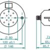 Прожектор Fitstar 4.40200221 16/4 POWER LED 3.0 (24 В) RGBW BZ, для солоної води