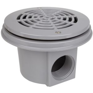 Злив донний Hayward 3253LGPAK2 2 "під лайнер (компл. 2 шт), світло-сірий