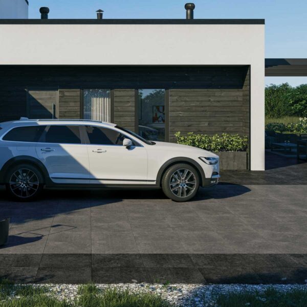 Плитка для тераси Aquaviva Stellar Dark Grey, 600x600x20 мм