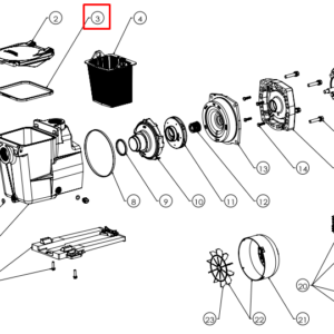 Прокладка кришки префільтра Hayward Super Pump Pro (SPX1600S)