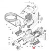 Валик для коліс для робота-пилососа Hayward SharkVAC / XL (RCX97410)